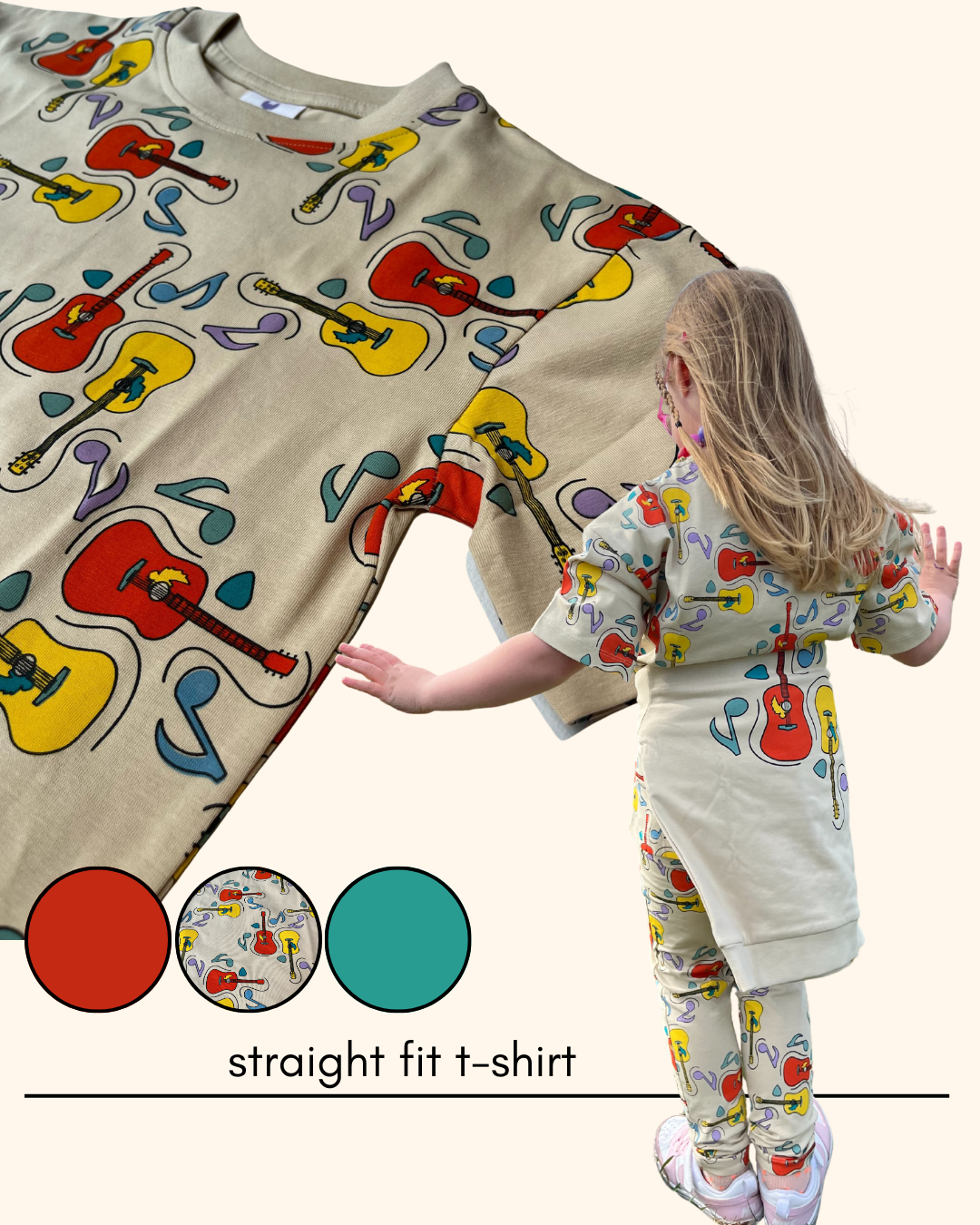 T-shirt Gitaar